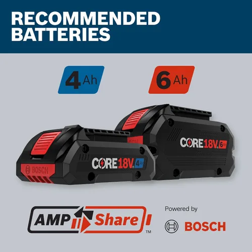 Vista 3 de BOSCH GST18V-37N Sierra caladora de mango superior sin escobillas de 18 V, potente, compacta, profundidad de corte de 3.7 pulgadas, 3300 SPM, 4