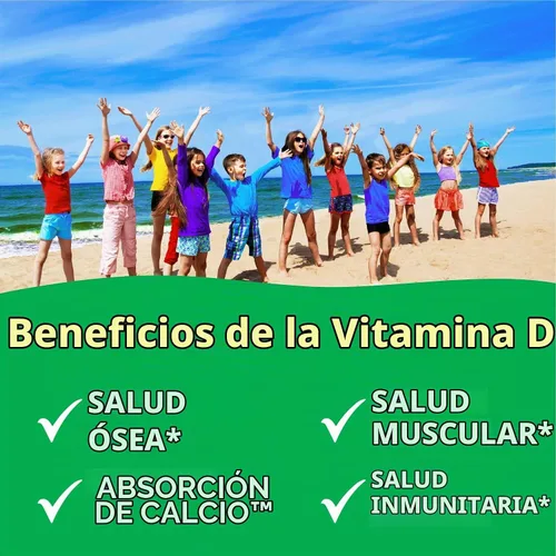 Vista 4 de VitaWorks Tabletas masticables de vitamina D de 1000 UI para niños, sabroso sabor natural a naranja, vegano, sin OMG, sin gluten, vitaminas sin