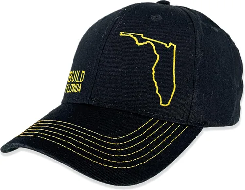 Vista 2 de John Deere Build State Pride - Sombrero completo de sarga negro y gris