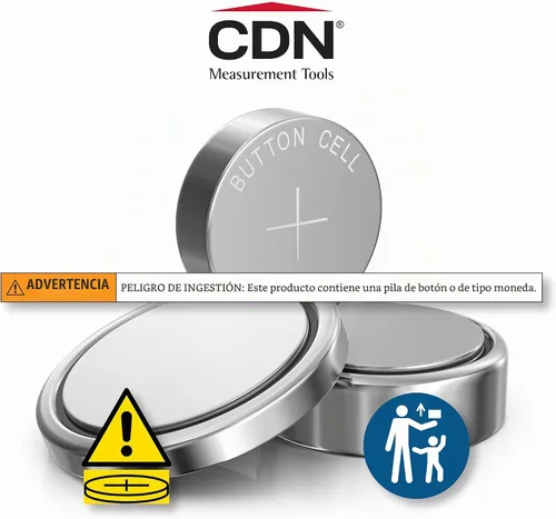 Vista 8 de CDN Termómetro digital impermeable para cocina, lectura instantánea, 2.75 pulgadas, inoxidable, inastillable, ideal para carne, aves, barbacoa Negro
