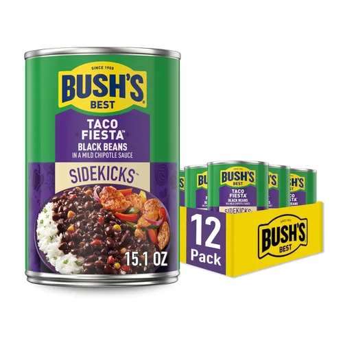 Vista 11 de BUSH'S BEST Latas de Garbanzos Rústicos de la Toscana de 15.5 oz, fuente de proteína vegetal y fibra, bajas en grasa, sin gluten, (paquete de 12)