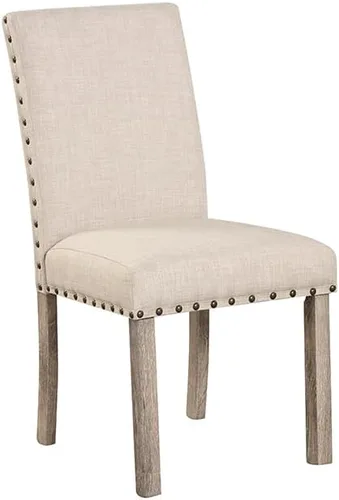 Vista 8 de Morden Fort Juego de mesa de comedor rústica para 6, sillas de comedor de cocina de granja para 6, encantadora mesa rectangular de madera de 60" y 6