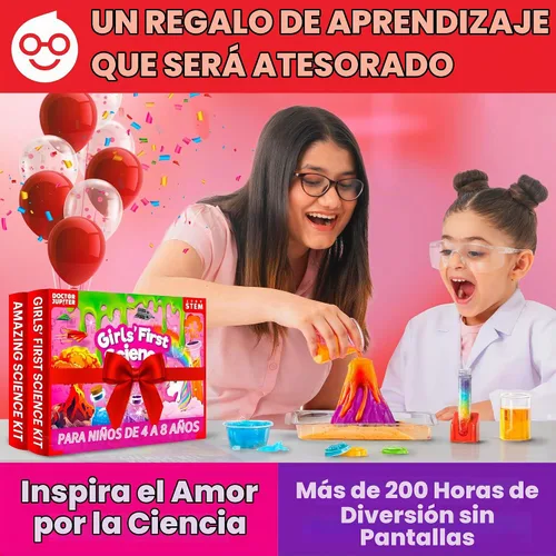 Vista 7 de Doctor Jupiter Set de Regalo Científico Primero para Niñas de 4+ Set de Kit Científico Primero para Niñas y Kit Científico Increíble Ideas