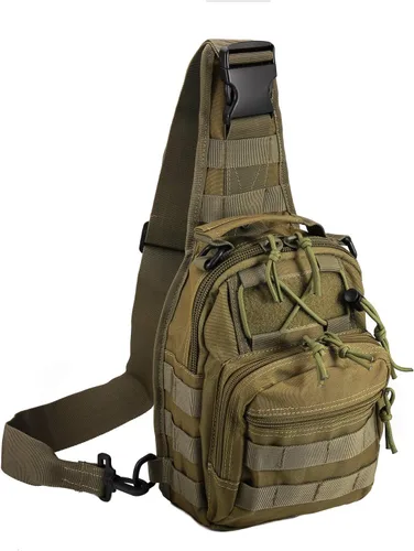Vista 9 de Mochila táctica de hombro, 1000D, bandolera militar para exteriores