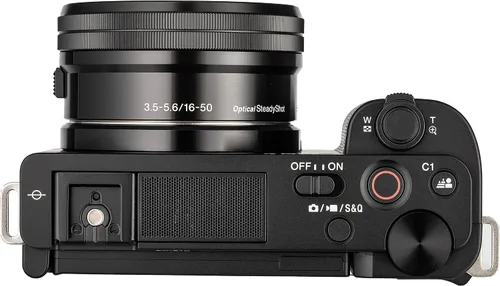 Vista 7 de Sony Cámara sin espejo ZV-E10 con lente de 0.630-1.969 in (negro) (ILCZV-E10L/B) + lente Sony FE PZ de 1.102-5.315 in (SELP28135G) + tarjeta de 64