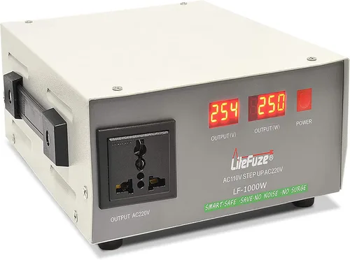 Vista 15 de LiteFuze 750 W Transformador convertidor de voltaje Step Up/Down - 110 V a 220 V / 220 V a 110 V Convertidor de potencia - Cable completamente