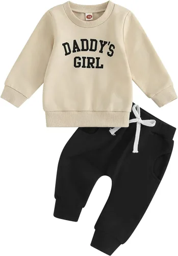Vista 42 de Conjunto de sudadera con estampado para bebé y niña, sudadera larga para otoño e invierno