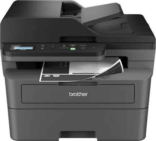 Vista 2 de Impresora Brother DCPL2640DW y tóner negro de alto rendimiento TN830XL Paquete de 2