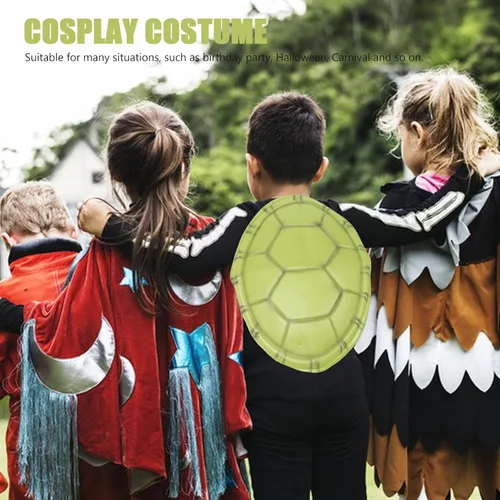 Vista 2 de SEWACC Disfraz de concha de tortuga, disfraz de tortuga EVA para fiesta de cosplay de Halloween