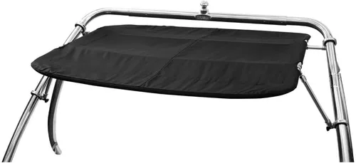 Vista 12 de FASWORX Soportes universales para barcos Bimini en torre de wakeboard, lona superior 600D Bimini, marco y abrazaderas, toldo universal