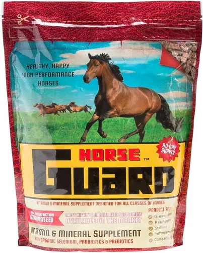 Vista 4 de Horse Guard 4.6 libras, suplemento mineral de vitamina equina con selenio orgánico y vitamina E