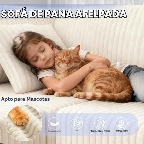 Vista 5 de Sofás deshuesados de 135 pulgadas para sala de estar, sofá nube en forma de L con diván de gran tamaño, sofá modular modular con asiento profundo