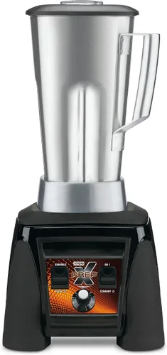 Vista 8 de Waring Licuadora comercial MX1200XTXP de 3.5 HP con controles de dial de velocidad variable y contenedor de copoliéster libre de BPA de 48 oz, 120V