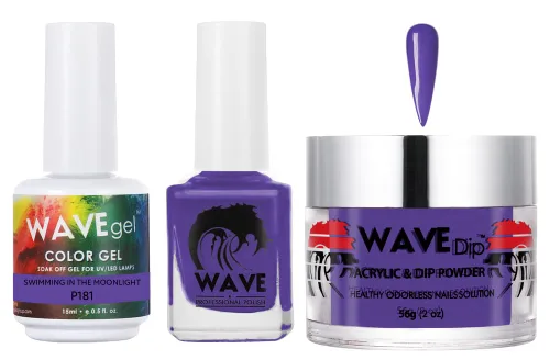 Vista 136 de WAVEGEL - Juego de gel de remojo, laca de uñas y polvo acrílico a juego - Colección Simplicity - #P109 Blizzard