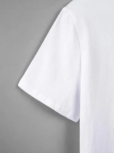 Vista 4 de SOLY HUX Camiseta de manga corta con estampado de letras para mujer, camiseta casual de verano