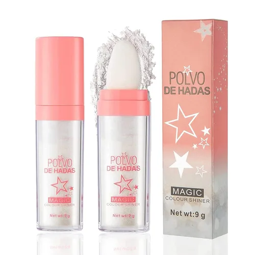 Vista 9 de Polvo De Hadas Polvo De Hadas - Polvo de Hadas 3D de Alto Brillo Polvo Suelto Purpurina Polvo de Colorete Facial Polvo Brillante para Ojos, Cara