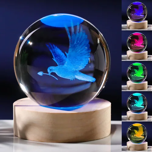 Vista 30 de Regalos de Tortuga Marina 3D para Mujeres, Bola de Cristal de 60mm - Figuras de Tortuga Marina Decoración de Vidrio Animales Figurina Decoración