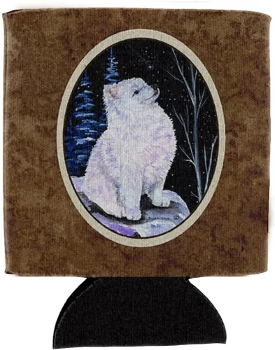 Vista 265 de Caroline's Treasures SS8447CC Starry Night English Bulldog - Enfriador para latas o botellas, lavable, funda plegable con aislamiento para bebidas