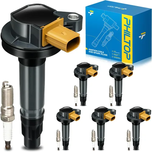 Vista 51 de PHILTOP UC15 Paquetes de Bobina de Encendido Compatibles con Volkswagen 1951-1953 1965 1967-1979 Beetle, 1971-1979 Super Beetle, MG 1962-1974 MGB