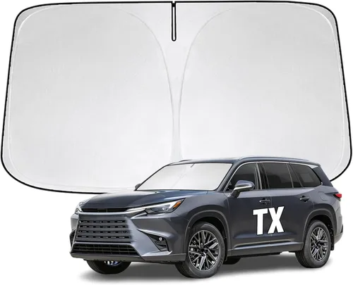 Vista 70 de Parasol para parabrisas Acura MDX 2001-2013, protector de parabrisas 300T, bloquea los rayos UV, ajuste personalizado, MDX para parabrisas