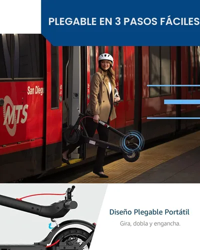 Vista 6 de Hiboy KS4 Pro Electric Scooter for Adults, 25-Mile Range, 19 MPH Negro