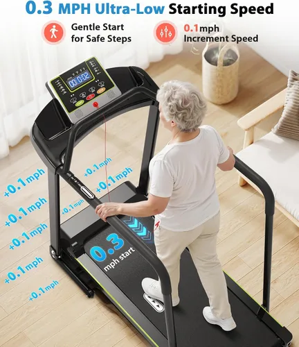 Vista 6 de CIIHI Walking Treadmill for Seniors - Foldable Treadmill for Home