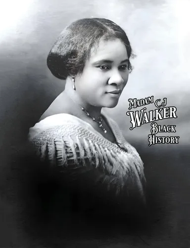 Vista 5 de Madam CJ Walker - Juego de 6 fotos de arte decorativo de pared para salón de belleza, historia negra, arte de pared de 8.5 x 11 pulgadas (8 x 10)
