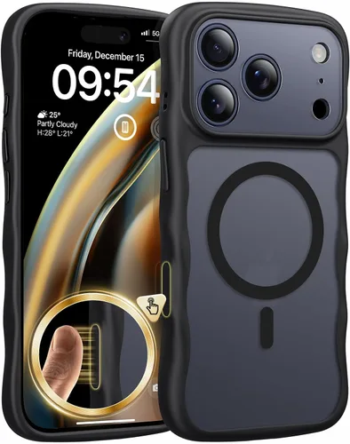 Vista 16 de TAURI Funda para iPhone 16 para mujeres y niñas, con control de cámara, [compatible con Masafe], funda Wave para iPhone 16 de 6.1 pulgadas