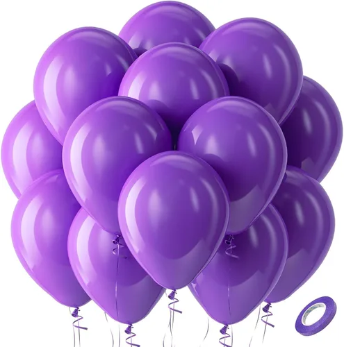 Vista 170 de Bezente Paquete de 150 globos de látex mate color burdeos de 5 pulgadas rojo (07-Red-G42)