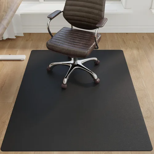 Vista 8 de Color&Geometry Tapete de cuero ultra fino antiarañazos para protección del suelo duro, 36 x 47 pulgadas, impermeable, antideslizante, reduce