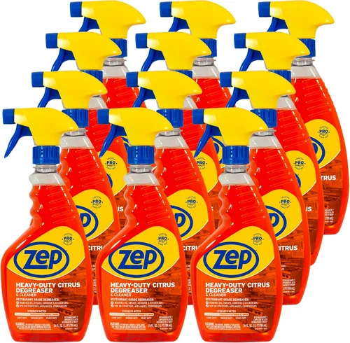 Vista 16 de Zep ZUCIT24 - Desengrasante y limpiador de cítricos de alta resistencia, 24 onzas (caja de 1), elimina aceite, grasa, adhesivo y tierra de cocina