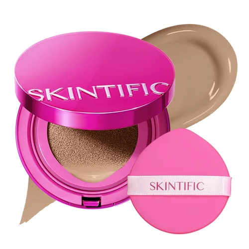 Vista 18 de SKINTIFIC - Base de cojín rosa natural brillante 00 porcelana