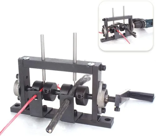 Vista 4 de Taladro eléctrico manual Máquina peladora de cables de doble propósito para reciclaje de chatarra de cobre (1-30mm/0.04"-1.18")