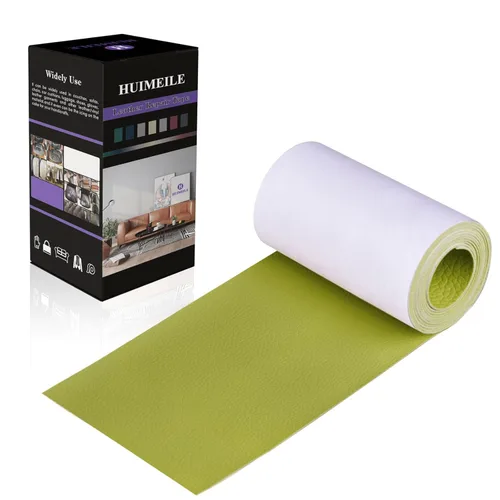 Vista 75 de Cinta de parche de reparación de cuero de 4 x 60 pulgadas, cinta autoadhesiva fuerte para muebles, sofás, sillones, asientos de automóvil, armarios