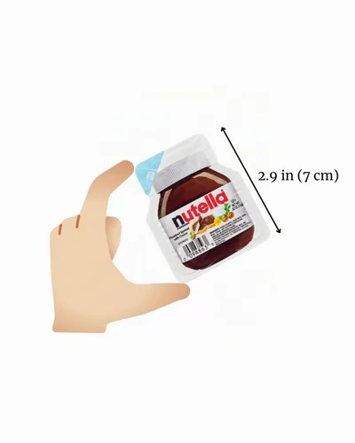 Vista 4 de AGADE MiniNutella Mini Cups: 20 paquetes de aperitivos individuales (0.52 onzas cada uno) + 20 cucharas envueltas individualmente, golosinas