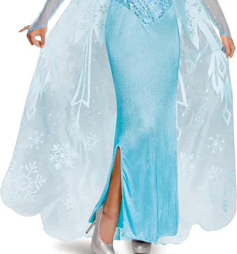 Vista 4 de Disguise - Disfraz para mujer de Elsa Prestige, adulto.