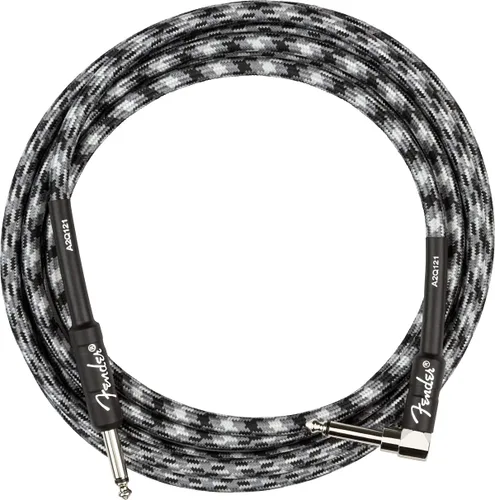 Vista 21 de Fender Cable de instrumento original de 18.6 pies, recto, negro, 1 paquete