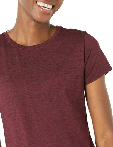 Vista 4 de Tienda Essentials - Camiseta de manga corta Tech Stretch y con cuello redondo para mujer paquete de 2