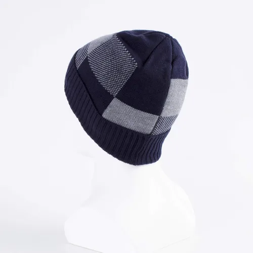 Vista 3 de LANGZHEN Gorro de invierno grueso y cálido para uso diario gorro de punto suave y elástico para mujer