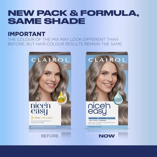 Vista 67 de Clairol Nice'n Easy - Tinte permanente para el cabello, color castaño medio 5, paquete de 3 unidades 5 Marrón medio