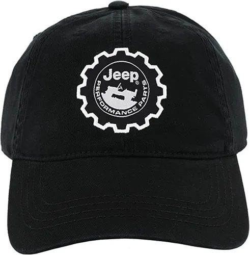 Vista 19 de Jeep Sombrero Performance Parts Gear Logo Gorra de béisbol pesada de sarga
