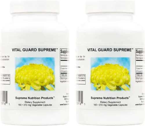 Vista 5 de Supreme Nutrition Vital Guard Supreme, 160 cápsulas vegetarianas de crisantemo puro