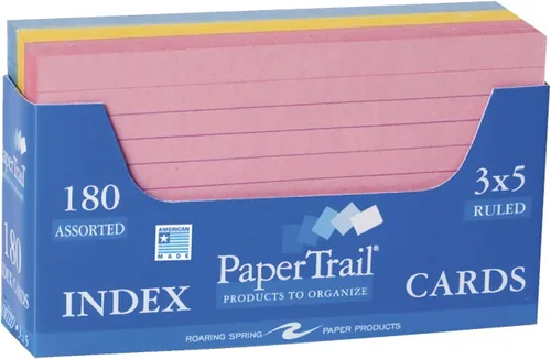 Vista 15 de Roaring Spring Fichas de índice de 4 x 6 pulgadas, caja a granel de 36 paquetes de 100 cada uno, papel de índice blanco liso 100#, rayado