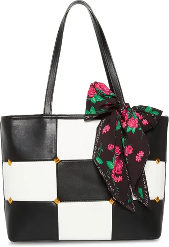 Vista 2 de Betsey Johnson Tic Tac Tote, NegroBlanco, NegroBlanco
