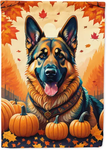 Vista 9 de Caroline's Treasures DAC1001GF Affenpinscher - Bandera decorativa para jardín de otoño, decoración para patio exterior, patio, parterres