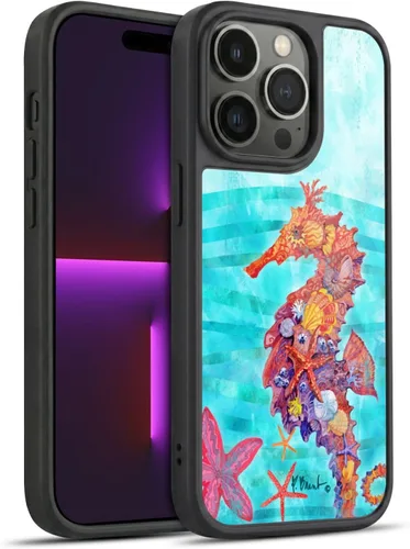 Vista 53 de Head Case Designs Officially Licensed Paul Brent Agate Mermaid Coastal Gel Armor Case [Military Grade Drop Protection] Compatible with Apple iPhone