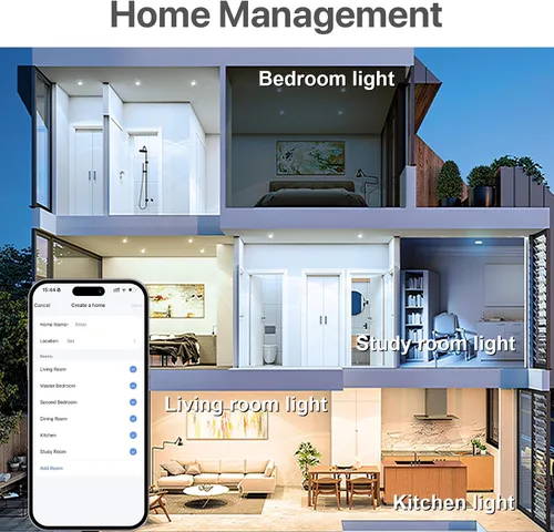 Vista 4 de ORALUCE Bombillas LED de control remoto equivalente a 60 W, bombillas regulables de 2700-6500 K, base E26, bombilla inteligente Bluetooth A19