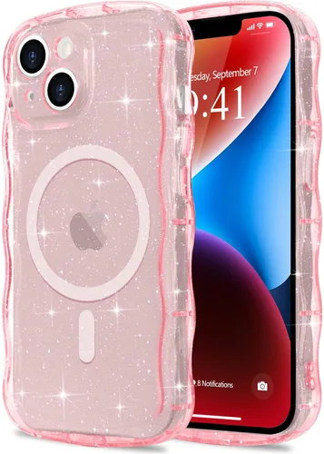 Vista 49 de Pepmune Funda magnética para iPhone 17 Pro Max, color rosa