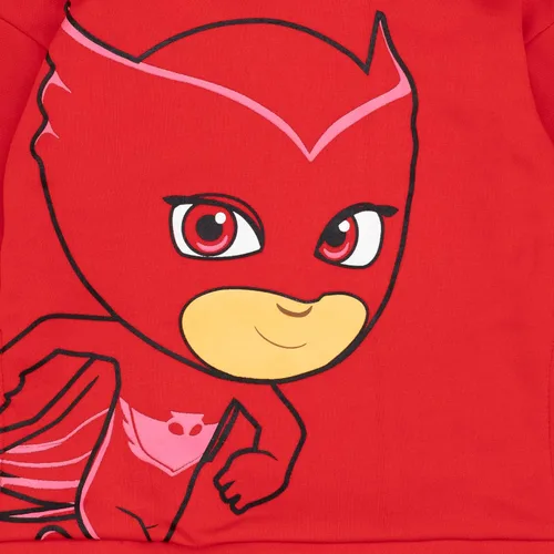 Vista 4 de PJ Masks Sudadera con capucha de vellón Catboy Owlette Gekko