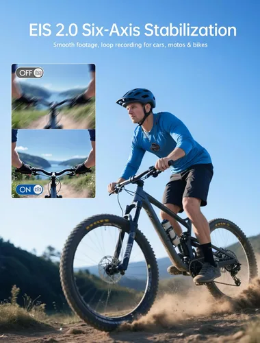 Vista 7 de Mini cámaras de acción corporal 4K, cámara corporal POV, cámara deportiva de 64 GB con grabación de audio y video, portátil WiFi magnética